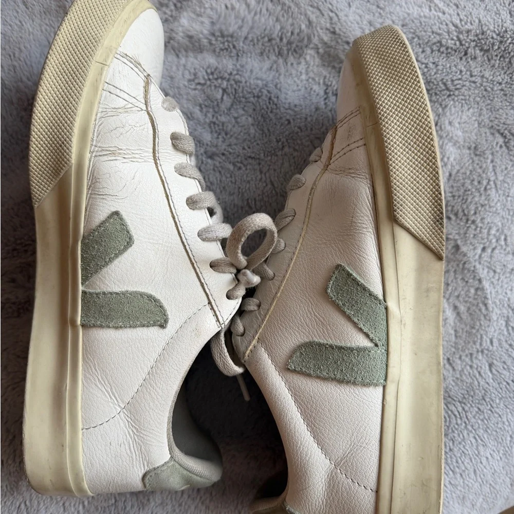 Veja Campo Leather White Matcha - Picture 6 of 10